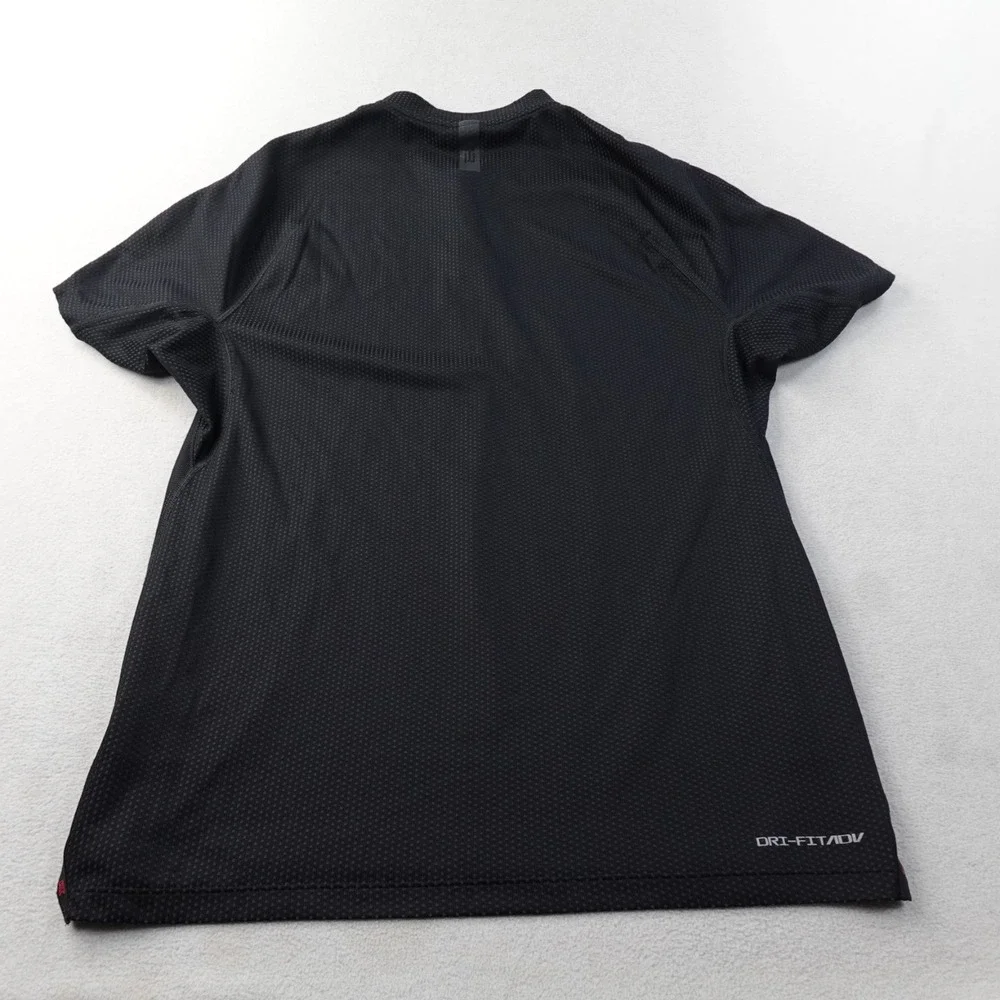 Nike Tiger Woods Dri-FIT ADV Blade Polo Mens XL Black Golf Shirt CU9524